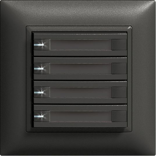 UP-Taster KNX 4-fach Edue sz