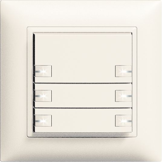 UP-Taster KNX 6-fach Edue ws