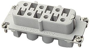 Buchseneinsatz BA6 0,5-6mm²