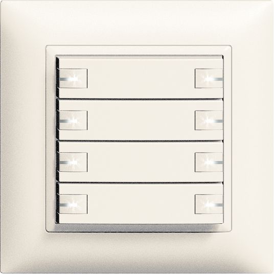 UP-Taster KNX 8-fach Edue ws