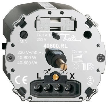 Einsatz Drehdimmer FH 40-600W