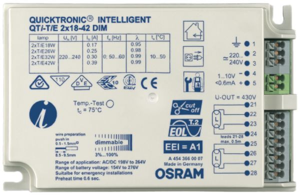 EVG Osram QTi-T/E