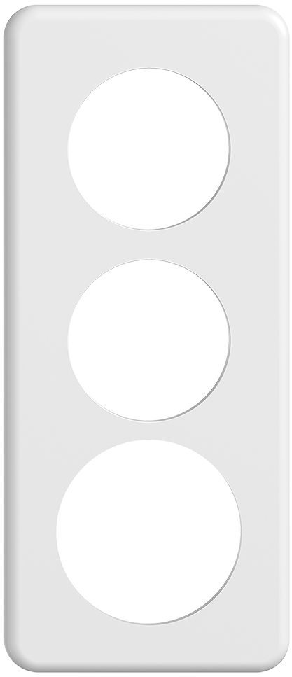 Abdeckplatte SDUE 3×1 ws
