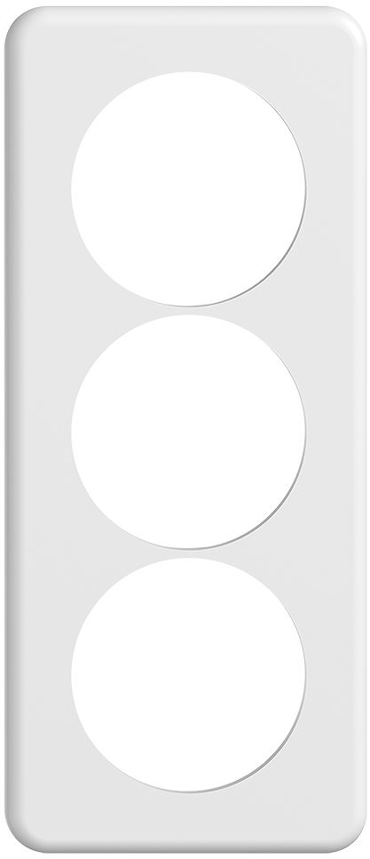 Abdeckplatte SDUE 3×1 ws