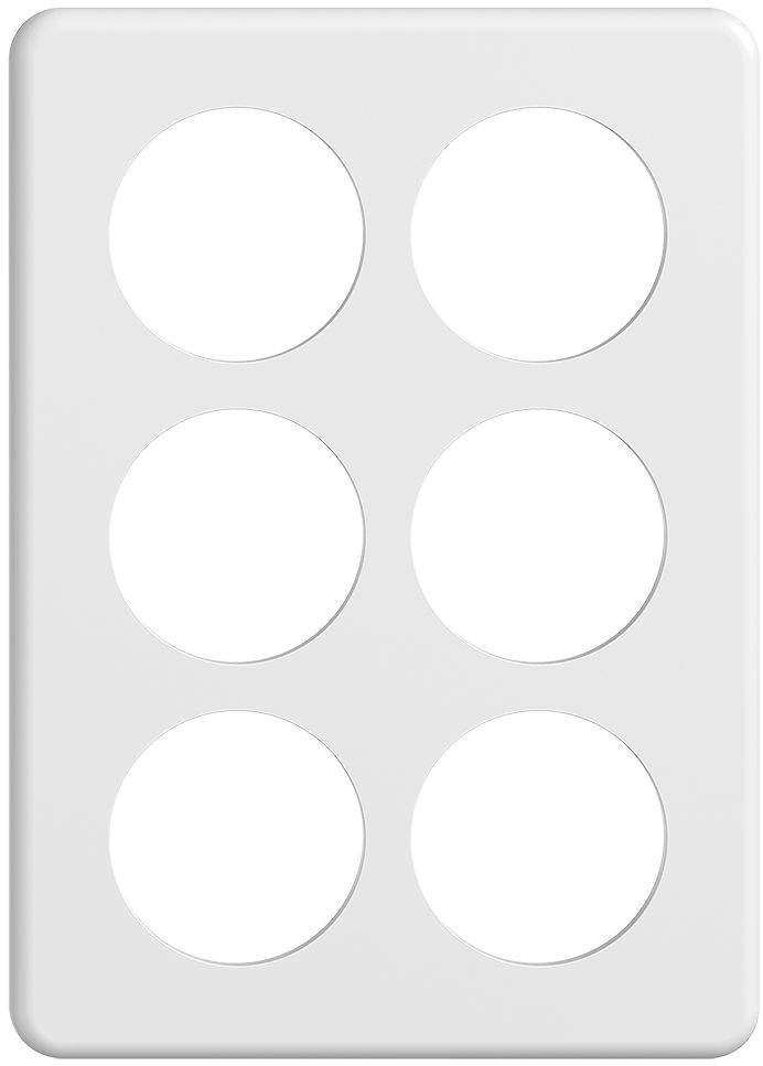 Abdeckplatte SDUE 3×2 ws