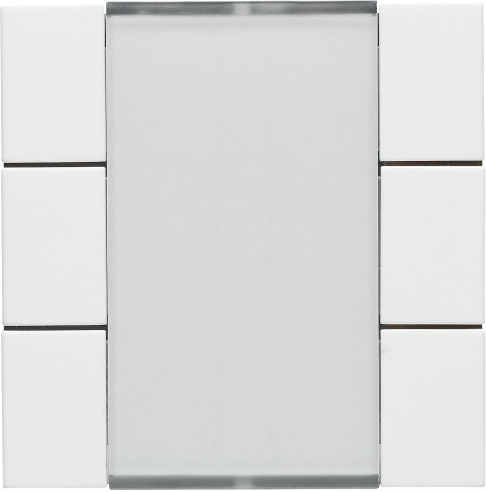 Tasterfront 6×KNX ws KAL