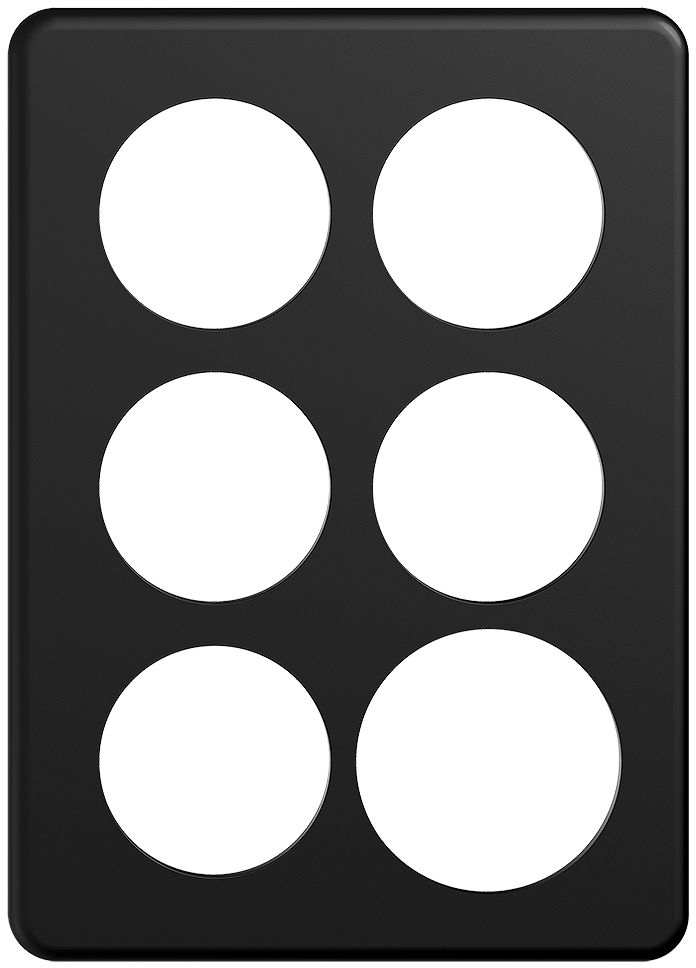 Abdeckplatte SDUE 3×2 sz