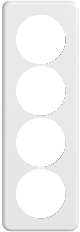 Abdeckplatte SDUE 4×1 ws