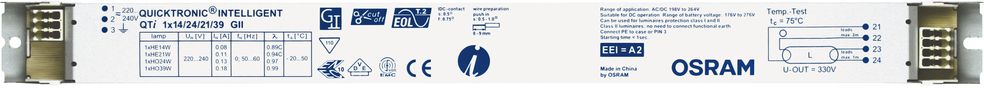 EVG Osram Quicktronic QTI T5