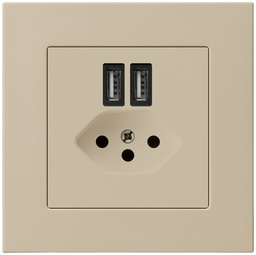 [960930418] UP-Steckdose 2×USB&T13 KPR