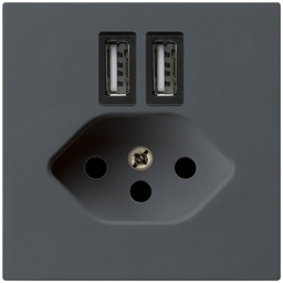 [960936043] Steckdose 2×USB&T13 KAL A