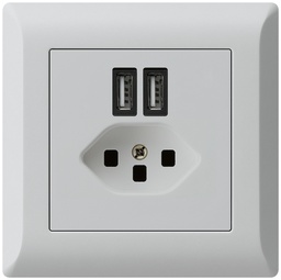 [960940038] UP-Steckdose 2×USB&T23 KLI