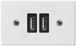 [960980103] EB-Steckdose 2×USB HA FLF