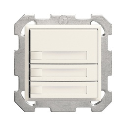 [325331000] UP-Taster KNX 3-fach Edue ws