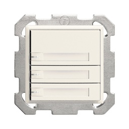 [325333000] UP-Taster KNX 3-fach Edue ws