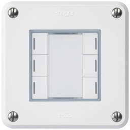 [325360003] UP-Taster ROB C KNX 6×ws