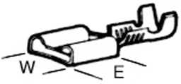 [156470205] Steckhülse Faston 0,5-1mm²