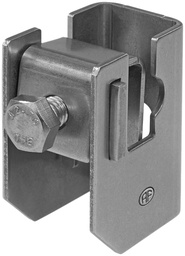 [156813000] Flachbandhalter AV 27, Inox A2