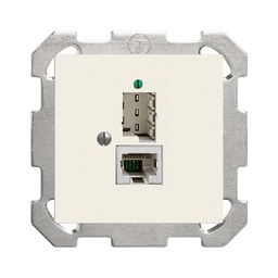 [877700000] UP-Anschlussdose 1×TT,1×RJ45/s