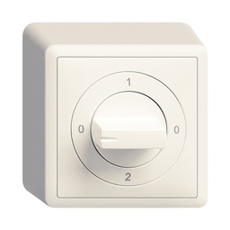 [267621000] AP-Drehschalter Edue 2/1P ws,