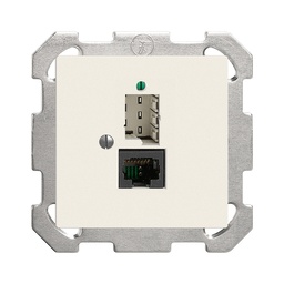 [877702000] UP-Anschlussdose 1×TT,1×RJ45/u