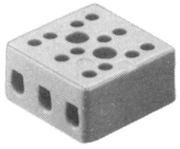 [157314319] Klemme Porzellan 10mm² 3L