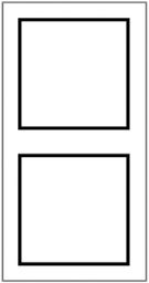 [380320190] UP-Kopfzeile 2×1 o.Deckplatte