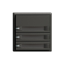 [325638950] UP-Taster KNX 3-fach Edue sz