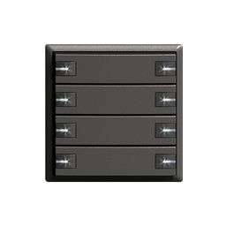 [325682950] UP-Taster KNX 8-fach Edue sz