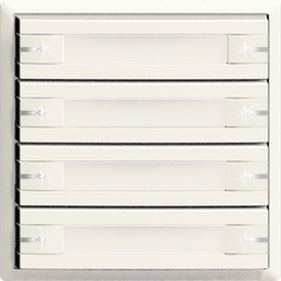 [325683000] UP-Taster KNX 8-fach Edue ws