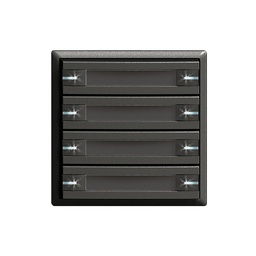 [325683950] UP-Taster KNX 8-fach Edue sz