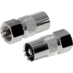 [966762462] Adapter IEC-Kuppl./F-Stecker