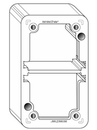 [282985203] AP-Rahmen HA 2×1/30mm ws