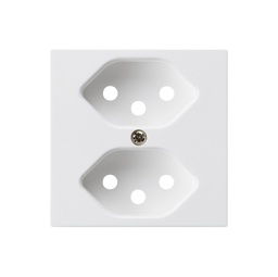 [378314003] Frontplatte KAL 2×T13 ws
