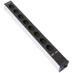 [986170427] Steckdosenleiste 19" 1HE 8×T13