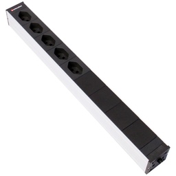 [986300277] Steckdosenleiste 19" 1HE 5×T23