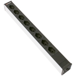 [986330427] Steckdosenleiste 19" 1HE 8×T23