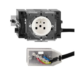 [555382000] EB-Steckdose FH T25 16A ws