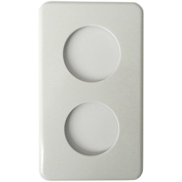 [374224009] Abdeckplatte I-I 2×45mm ws