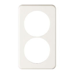 [374225100] Abdeckplatte I-I 2×58mm ws