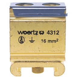[158010597] Schutzleiterklemme Woertz 4312
