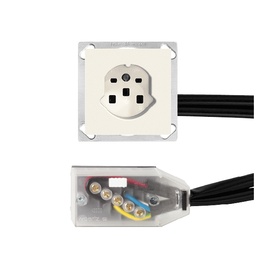 [555621000] EB-Steckdose Edue T25 ws