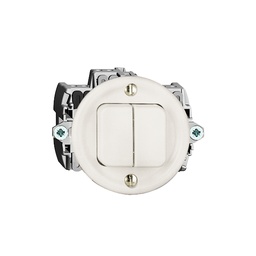 [326126000] Druckschalter 1/3+3/1L ws FH