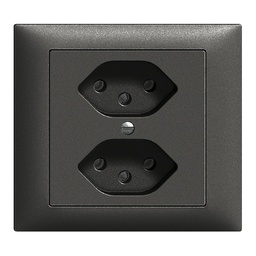 [753002950] EB-Steckdose Edue 2×T13 sz