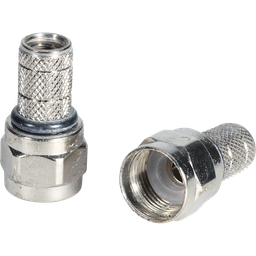 [996808063] F-Stecker zu DG80 / MK76, schraubbar