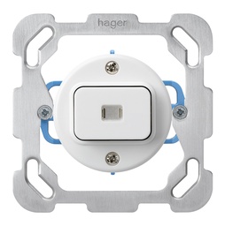 [327603003] UP-Leuchtschalter BAS 6/1 ws