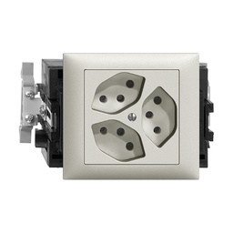 [753045030] EB-Steckdose Edue 3×T13