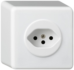 [603112003] AP-Steckdose BAS T13 ws H=54mm