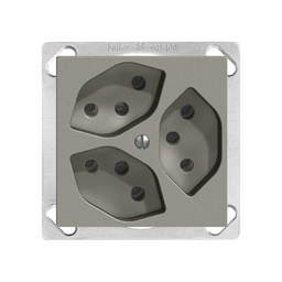 [753435040] EB-Steckdose Edue 3×T13 dgu