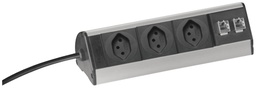 [603423833] Tischanbaumodul 3×T13+2×RJ45/s